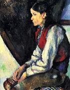 Knabe mit roter Weste Paul Cezanne